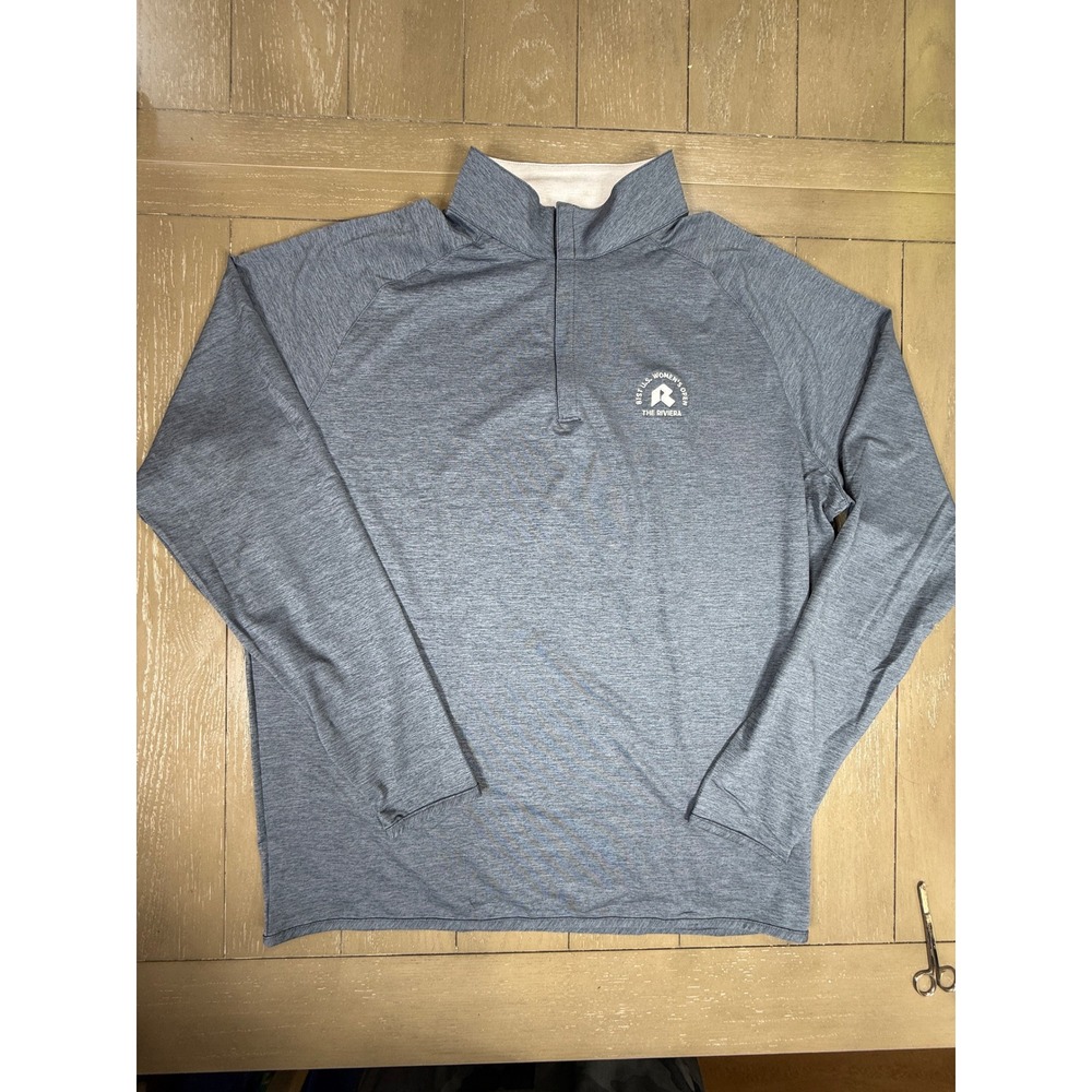 Peter Millar Quarter Zip The Riviera Men XL Blue 81st US WomenOpen Crown Crafted